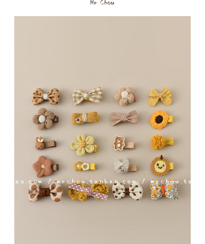 Baby Hair Clips, Soft Fabric, Hair-Friendly, Infant & Toddler Hair Pin