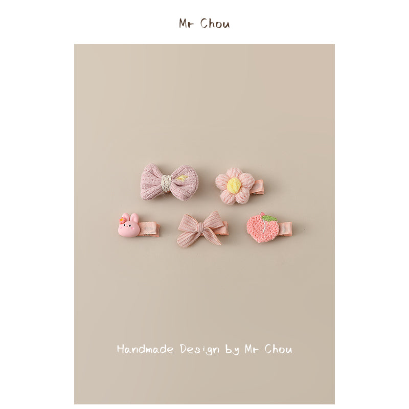 Baby Hair Clips, Soft Fabric, Hair-Friendly, Infant & Toddler Hair Pin