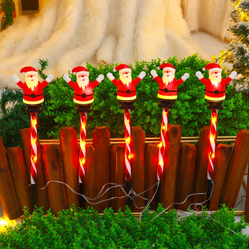 Solar-Powered Santa Claus Light Decoration: Festive and Eco-Friendly!